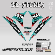 Jupiter MX NEW 135 Sticker PETRONAS Variation/JUPITER EXCITER STRIPING/LC 135