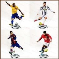 MG1 World Cup Football Star Ronaldo Beckham Messi Mbappé Haaland Action Figure Acrylic Model Toys Ta