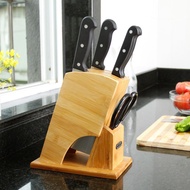 Bamboo Knife Holder Knife Rack Household Bamboo Knife Insert Kitchen Supplies Storage Rack Multifunc