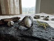 天然黑銀鈦水晶 S925 銀飾系列