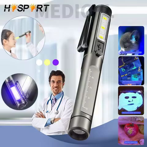 First Aid Pen Light Professional Medical Pen Light Rechargeable Handy Torch for Doctor Nurse Diagnos