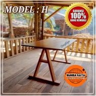 Work table 120x80x50 cm Minimalist wooden table/ gaming table Cosmetic table ~ Model H