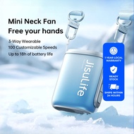 Jisulife Neck Fan Life 5 Neck Fan – 100-Speed Turbo | 4500mAh | Hands-Free Wearable Fan
