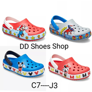 Crocs Kid(โปรโมชั่นใหม่สั่งซื้อรองเท้าเด็ก 1 คู่แถมตุ๊กตาติดรองเท้า 4 ชิ้นมูลค่า 100 บาท) Kid Shoes รองเท้าเด็กชายและเด็กหญิง รองเท้าเด็กแบบมาใหม่ 2022