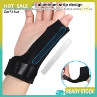  Wrist Guard Ergonomic Adjustable Sweat Absorption Pain Relief Aluminum Strip Children Finger Sprain Fixing Splint Outdoor Sports