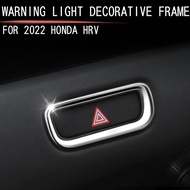 Car Hazard Warning Light Button Switch Cover Trim for Honda Vezel HR-V HRV 2021 2022