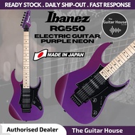Ibanez RG550 Genesis Collection Electric Guitar, Purple Neon (RG-550) (RG 550) (RG550)