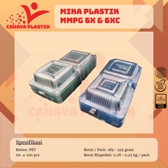 MMPG 6X Plastic Mica | 6XC 100pcs | Mika Cake Food Size 6X | 6XC 100pcs