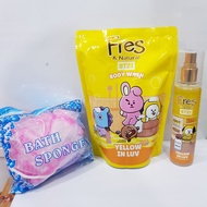 [ FRES ] Paket Refil Sabun + Cologne + Sponge