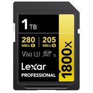 Lexar Gold Series Professional 1800x 1TB UHS-II SDXC Memory Card