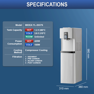 [FREE INSTALLATION] MIDEA Water Dispenser Freestanding Hot Ambient Cold Floorstanding Water Dispense