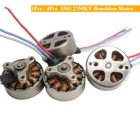 1Pcs / 4Pcs 1503 2750KV Brushless Motor for FPV Drone QuadcopterRC Electric Motor 4 Axes Pan-tilt Ai