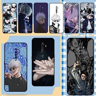 for OPPO Reno 2 2Z 2F anime jujutsu kaisen Soft black TPU frosted phone case