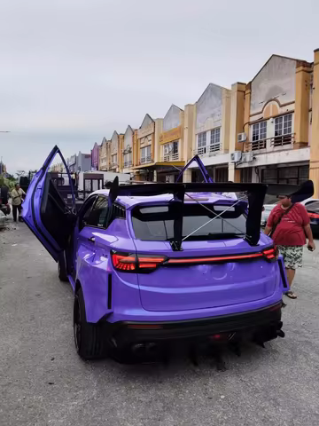 LED Taillight Assembly for Geely Coolray proton X50 19-25 modified Dynamic Through lamp Rear Center 