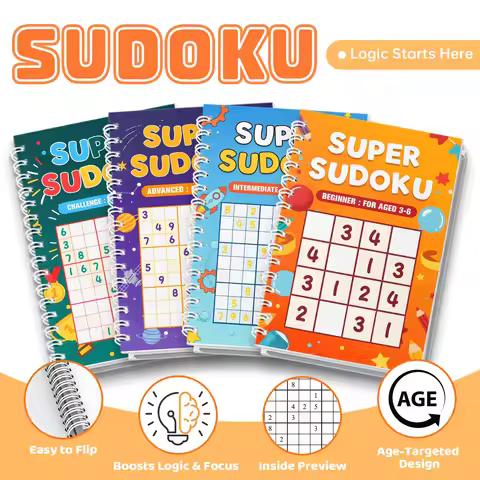 Sudoku for Smart Kids | Fun Logic Puzzles to Improve Focus, Relax & Reduce Stress