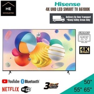 (Courier Service) Hisense 43" 50" 55" 65" Inch UHD 4K HDR Smart TV 6100H | 6100K series 电视机