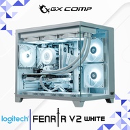 Cassing PARADOX GAMING FENRIR V2 | Matx Gaming Pc Case - White