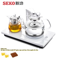 SEKO F148 Smart Electric kettle automatic electric tea maker glass kettle with tea pot