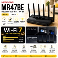 MERCUSYS WiFi 7 MR47BE BE9300 & MR27BE BE3600 Wireless Router | EasyMesh MLO 2.5G Ports 6GHz