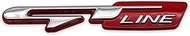 3D Metal GT Line Logo Car Emblem Auto Grand Tourer Badge Premium Sticker Racing Sport Decal Replacem