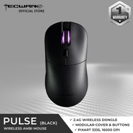 Tecware PULSE Wireless Gaming Mouse, 3335 Sensor, 16000DPI, 91g [2 Color Options]