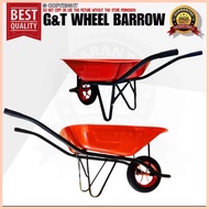 ▧ ✅ ✲ HEAVY DUTY G&T WHEEL BARROW/KARITILYA WITH 13" INCHES WHEEL FOR GARDENING AND CONTRUCTIONS