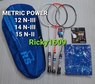Raket Badminton Rs Metric Power 12 N-Iii - Metric Power 14 N-Iii -