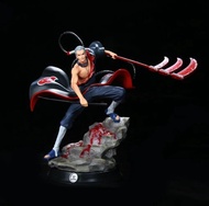 NARUTO Figurine CS Akatsuki GK Hidan Fighting Posed Figure With Weapon Statue Scene Anime PVC Dolls 