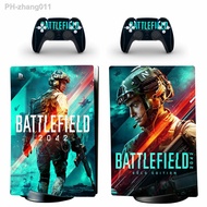 Battlefield PS5 Digital Edition Skin Sticker Decal Cover for PlayStation 5 Console and 2 Controllers PS5 digital Skin Sticker