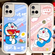 H34 Cute Doraemon White Casing for VIVO V30 Y21e Y02t V20 V21 Y21s V21E Y73 Y21 Y02 Y02S Y02a Y21t Y