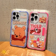 Oppo Reno 10X Zoom 2 Z 2Z 2F 4 Pro 4SE A37 A39 A57 A59 F1S A71 A77 A73 A79 A75S F5 A83 A1 A3 R9 R11 R11S R17 R15 Pro Case Cute Cartoon Animated Iittle Bear Phone Casing Transparent Silicone Soft Shockproof Protective Cover