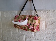 玫瑰園  袋裝面紙盒套 車用面紙套 衛生紙套  可調可拆可掛活動盒