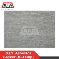 Asbestos Gasket Sheet (HI-TEMP) DIY Gasket Thin to Superthick 1/64-0.5mm)-1/32(1mm)-1/16(2mm)