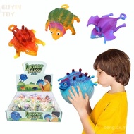 AMR7 Ready Stock Decompression Blowing Dinosaur Balloon TPR Blowing Animal Cartoon Inflatable Dinosa