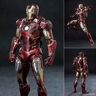 📌 （日版）預購 Pre-Order: Marvel DLX《復仇者聯盟》鋼鐵人 Mark 7 (戰損版) 1/12 可動模型［threezero］
