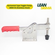 (ORIGINAL) TOGGLE CLAMP GH 200W QUICK RELEASE HORIZONTAL PRESS CLAMP GH-200-W STAINLESS STEEL