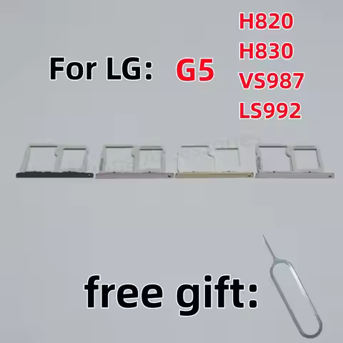 SIM Card SD Card Tray chip slot drawer card Holder For LG G5 H820 H830 VS987 LS992 drawer chip SIM c