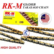 RKM 420 RKM GOLD CHAIN GS420SB TAKASAGO CHAIN RANTAI MOTOSIKAL 100% ORIGINAL MALAYSIA RKM RCB