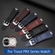 Genuine Leather Watchband For Tissot PRX Series Watch Band T137.407/410 Super Player Strap Bracelet Men's watch accessories