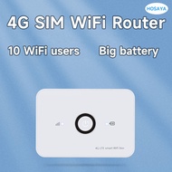 4G SIM card wifi router lte modem 10 users pocket MIFI hotspot built-in battery portable WiFi