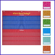 Classroom Standard Pocket Chart Attendance Pocket Chart Classroom Management Pocket Chart for Health