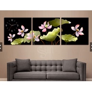 5d diamond painting, Set of 3 lotus paintings