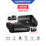 THINKWARE Q850 Dual Dash Cam Front and Rear Camera for Cars 1440P Dashboard Camera Recorder with G-S