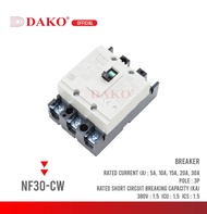 เบรกเกอร์ MCCB 3P 5A 10A 15A 20A 30A DAKO NF30-CW