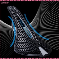 CCclever 3D in yên xe đạp đa chức năng chống sốc thoáng khí Hollow ghế xe đạp sợi Carbon cho xe đạp 
