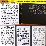 HORIZO Hollow Ruler Diary Scrapbooking Journal Painting Template