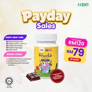 Iyziq Befocuskids | Mind Chewable Tablet | 30 Tablet | Bantu Memori, Lebih Bertenaga, Kekal Focus| 8