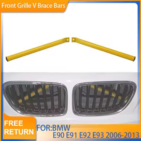 Front Grille V Brace Bars Kidney Braces For BMW E90 E91 E92 E93 320i 323i 325i 328i 330i 335d 335i 3