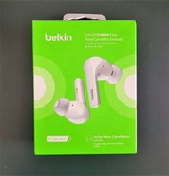 →現貨包本地平郵或面交← Belkin 真無線降噪藍牙耳機 藍牙5.2 SoundForm Flow Noise Cancelling Earbuds 白色