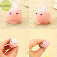 uloveremn Mochi Cute Pig Ball Squishy Squeeze Healing Fun Toy Gift Relieve Anxiety Decor  SG